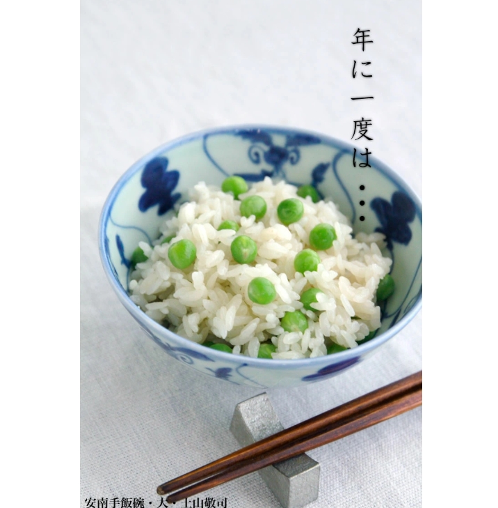 安南手飯碗・大・土山敬司《飯碗・ご飯茶碗・12.0cm》