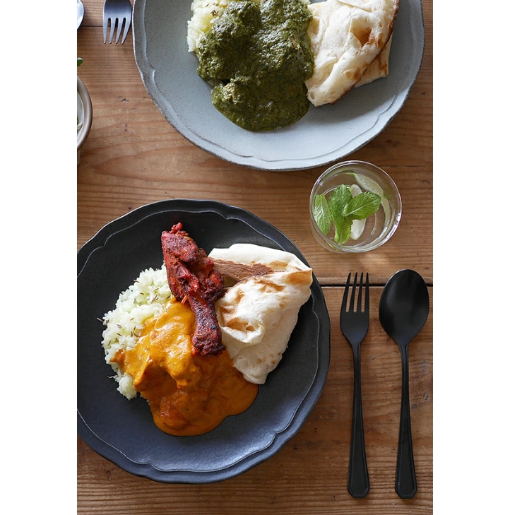 リンカ プレート 24cm ブラック