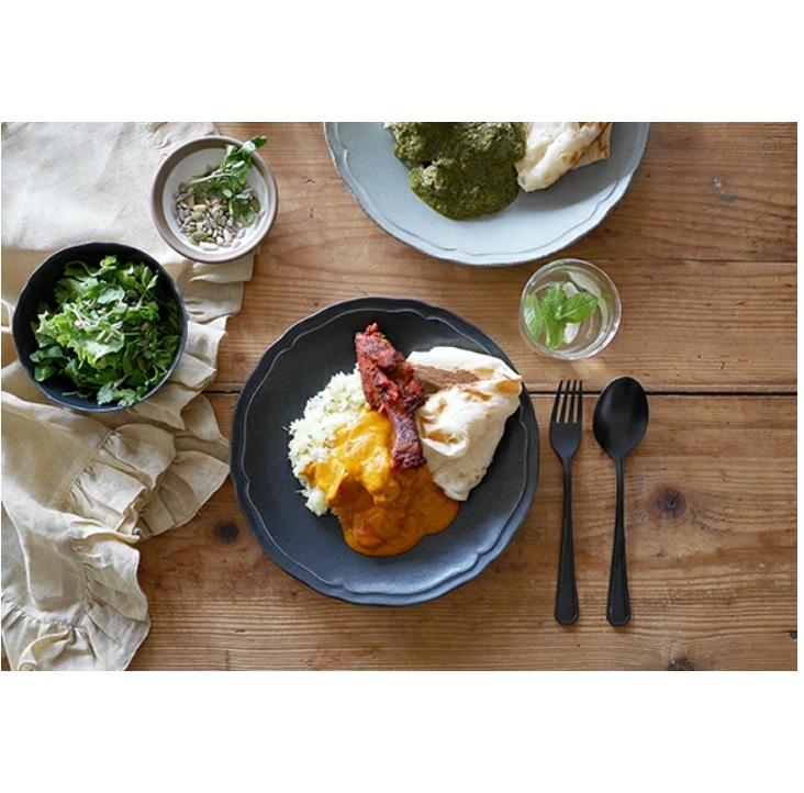 リンカ プレート 24cm ブラック