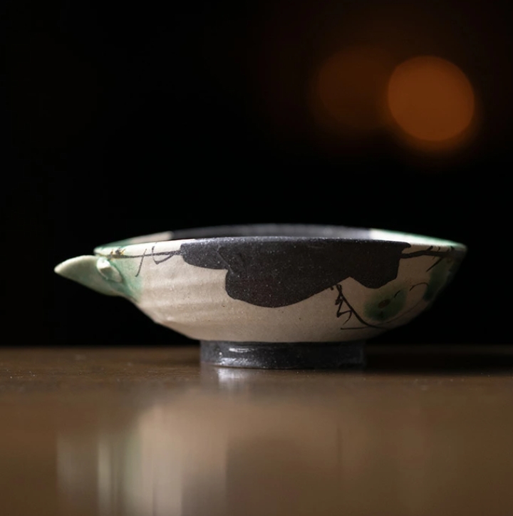 和食器　弥七田織部片口鉢　作家「佐々木好正」