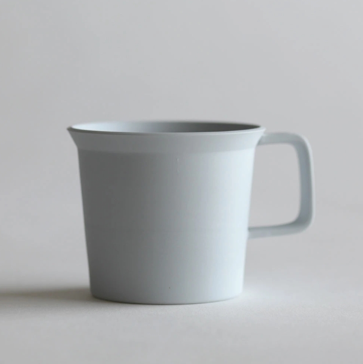 1616/arita japan / TY “Standard” Coffee Cup w.handle(Plain Gray) | プレーングレー 有田焼 
