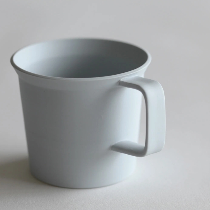 1616/arita japan / TY “Standard” Coffee Cup w.handle(Plain Gray) | プレーングレー 有田焼 
