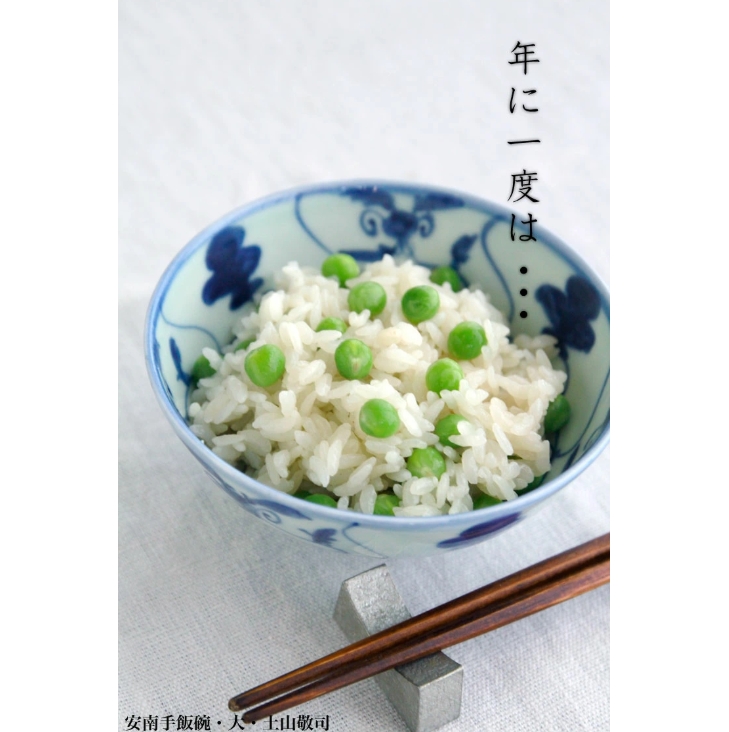 安南手飯碗・大・土山敬司《飯碗・ご飯茶碗・12.0cm》
