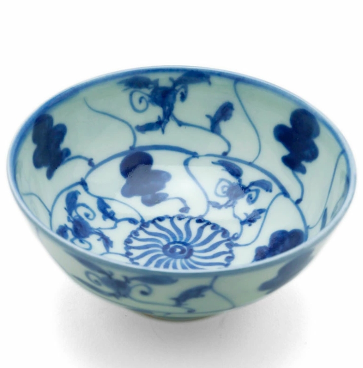 安南手飯碗・大・土山敬司《飯碗・ご飯茶碗・12.0cm》
