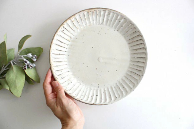 白化粧削り 大皿 取皿 小皿 陶器 美濃焼 