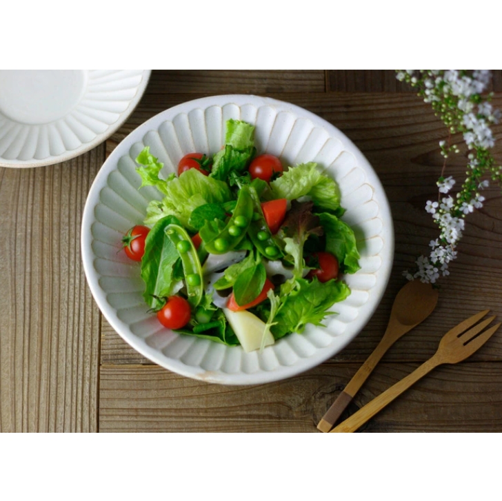 益子焼 kinari 朝顔鉢（大） サラダボール 大鉢 
