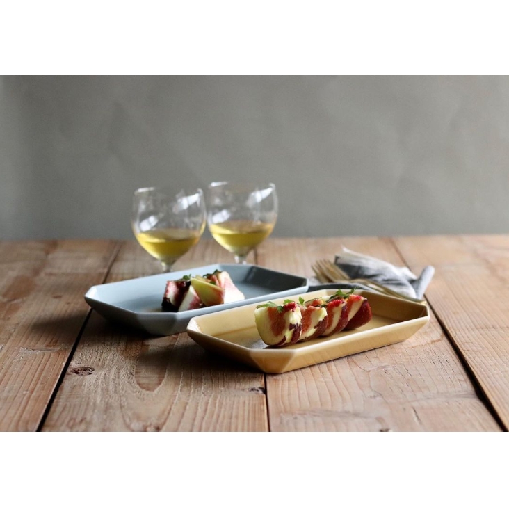 波佐見焼 食器 八角シリーズ Lプレート