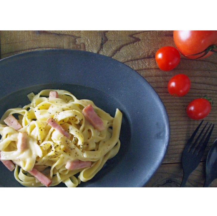 リム皿 楕円（大） ブロンズ黒マット 益子焼 やさしい器シリーズ オーバル皿