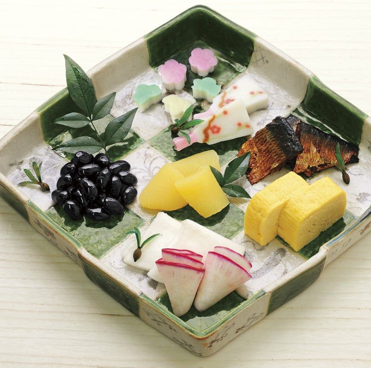 和食器 角鉢 「 たち吉 市松 大皿 」対角35cm