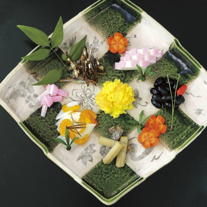 和食器 角鉢 「 たち吉 市松 大皿 」対角35cm