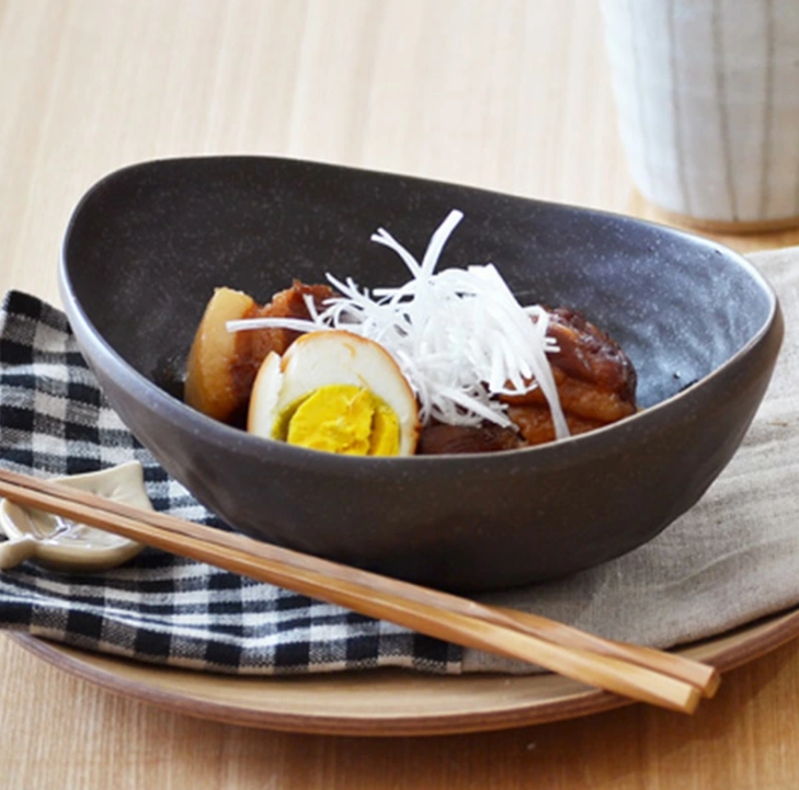 和食器 ボウル 和の楕円鉢 大鉢