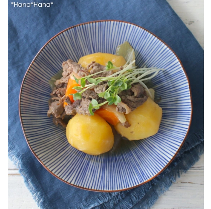 渕茶 染千筋 浅中鉢 17cm 波佐見焼