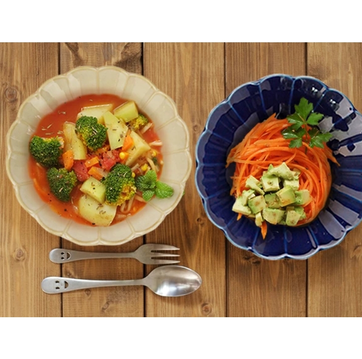 中鉢 17.5cm 490cc しのぎ 日本製 美濃焼