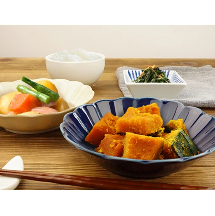 中鉢 17.5cm 490cc しのぎ 日本製 美濃焼