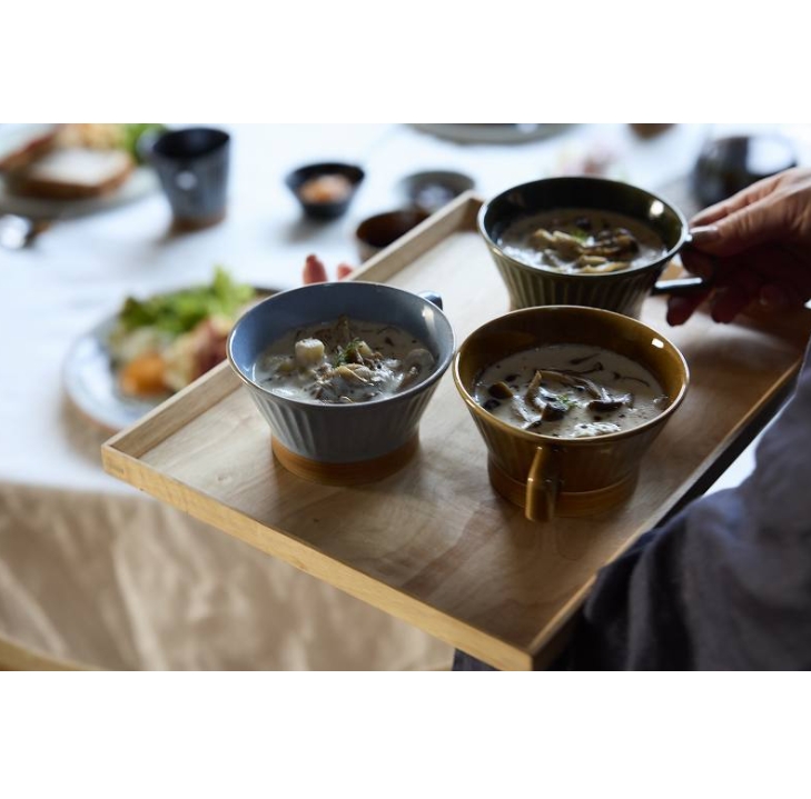 スープカップ 265ml お皿 食器 TAMAKI イキ　しのぎ 削ぎ 切立
