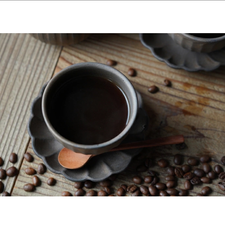 益子焼 カップ（小） ビジュゴールド 湯のみ ミニカップ 茶色 アンティーク風  わかさま陶芸