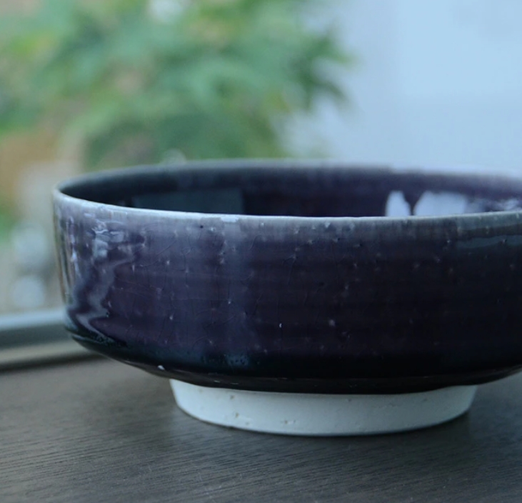 和食器　紫明釉切立鉢(KIA-100)　作家「荒木漢一」
