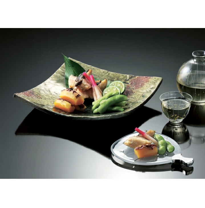 和食器 中皿 大皿 22cm【単品】「 たち吉 松禄 角皿 」