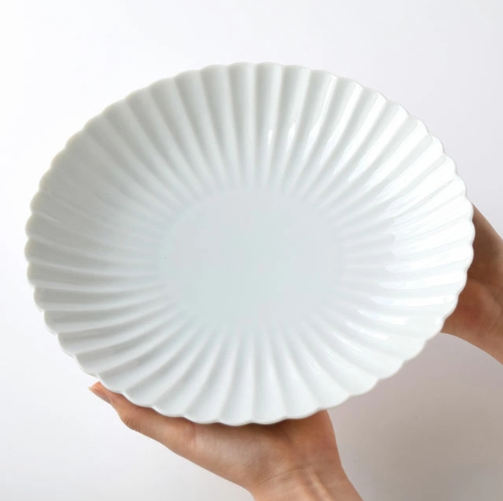 和食器 パスタ皿 大皿 26cm「 たち吉 白菊 大皿 」