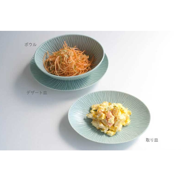 盛皿 大皿 36cm【単品】「 たち吉 木立 盛皿 マットグリーン 」