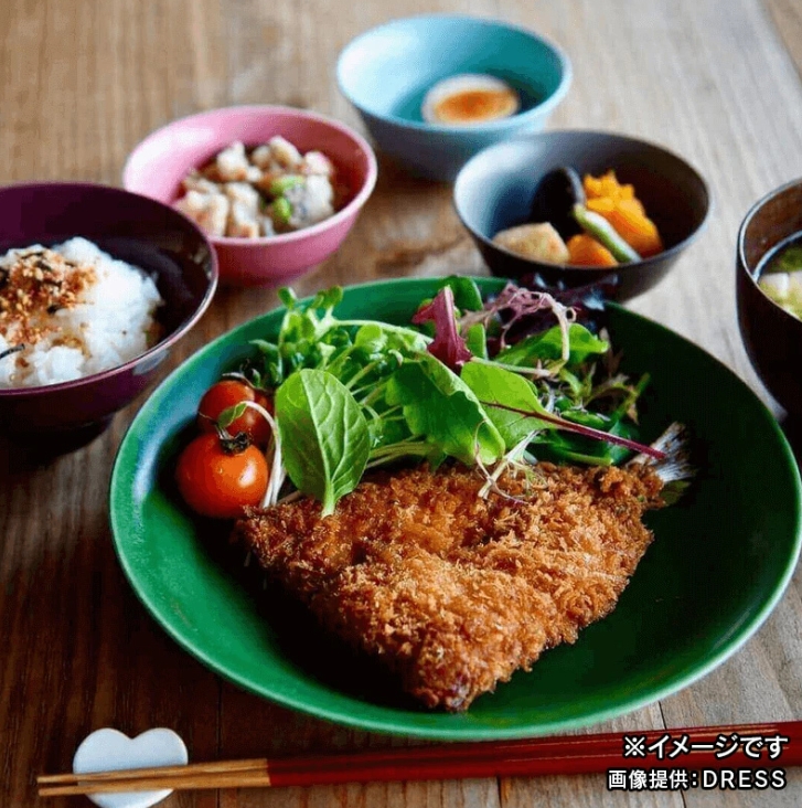 大皿 DRESS 波佐見焼 直径21.5cm おしゃれ かわいい 北欧