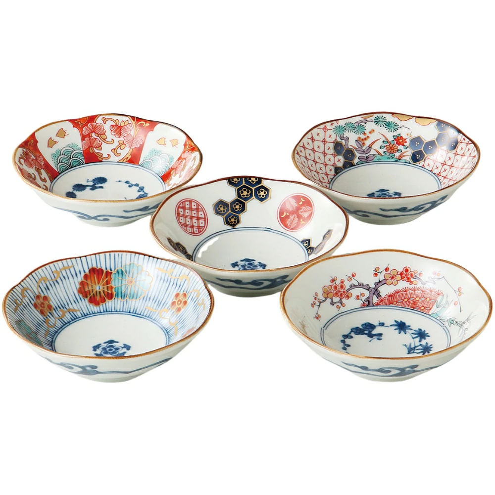 小皿 セット 染錦古伊万里 小付揃 美濃焼 