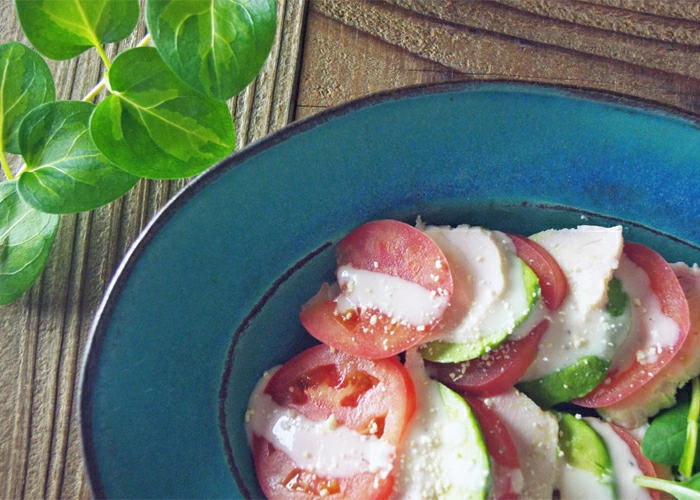 リム皿 楕円(大) シャビーターコイズ 益子焼