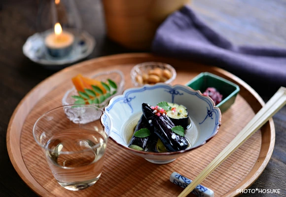 洸琳窯　桔梗渕瓔珞小鉢 　有田焼