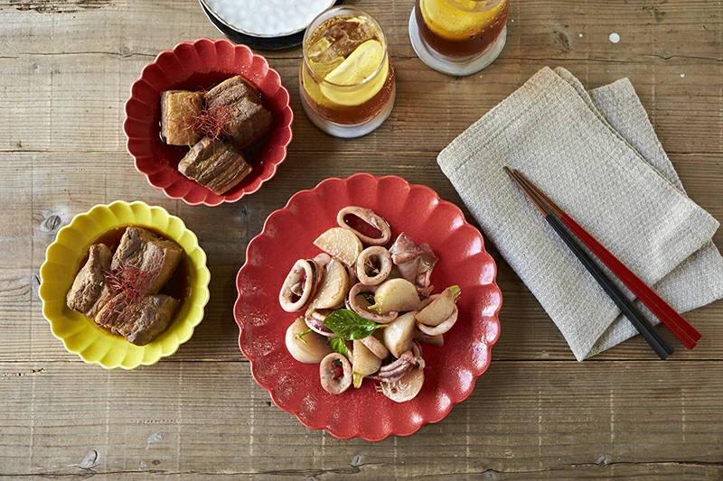 TAMAKI フローレ プレート 23cm 鎬