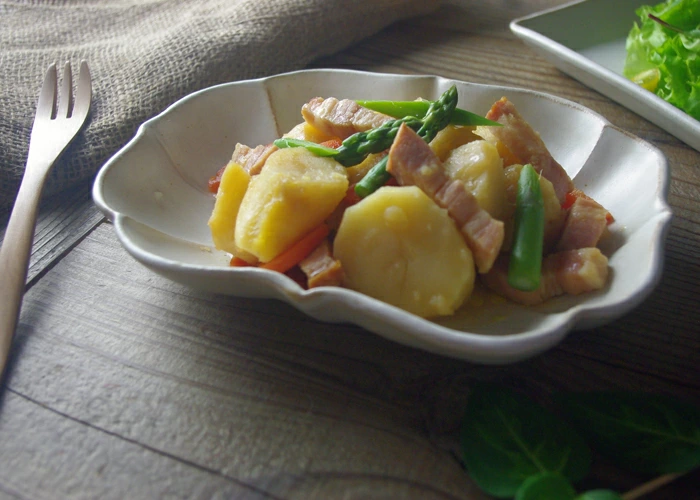 ロータス（大）kinari 益子焼 浅鉢  わかさま陶芸
