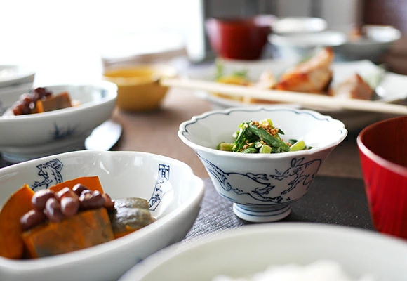 洸琳窯　高山寺　桔梗高台反仲付