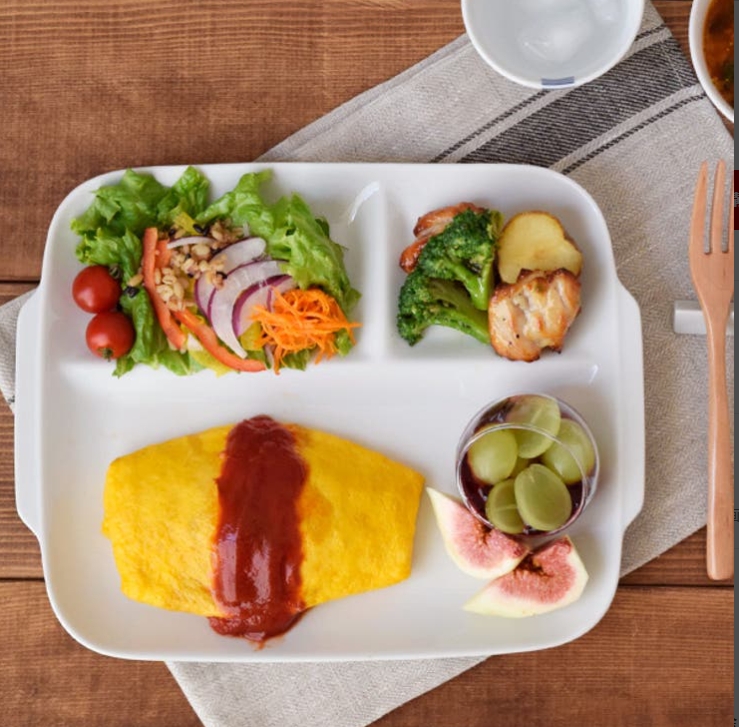 EAST table ランチプレート（ホワイト）