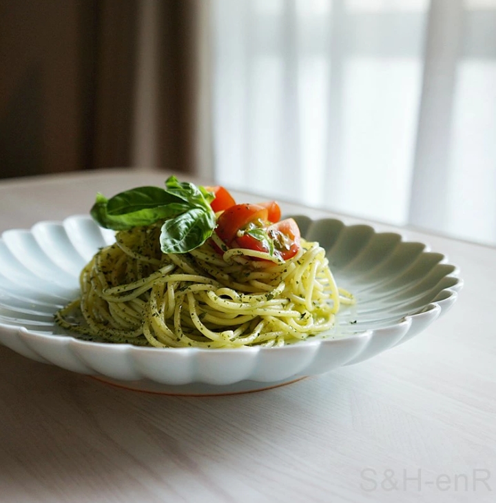 波佐見焼 皿 7寸皿 大皿 21cm 青白 菊彫り 菊皿 洸琳窯