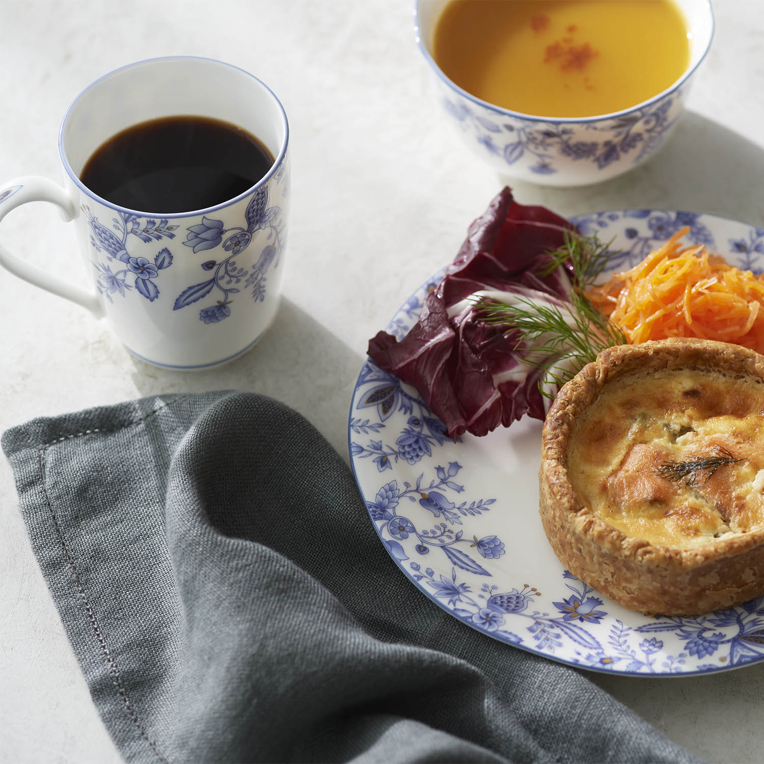 ノリタケ ブルーソレンティーノ 色線仕上げアイテム マグカップペア