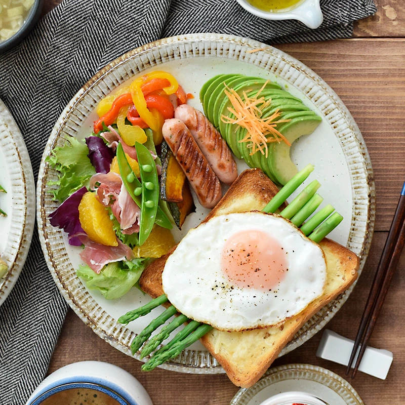 和食器 プレート ワンプレート 大皿 渕錆粉引
