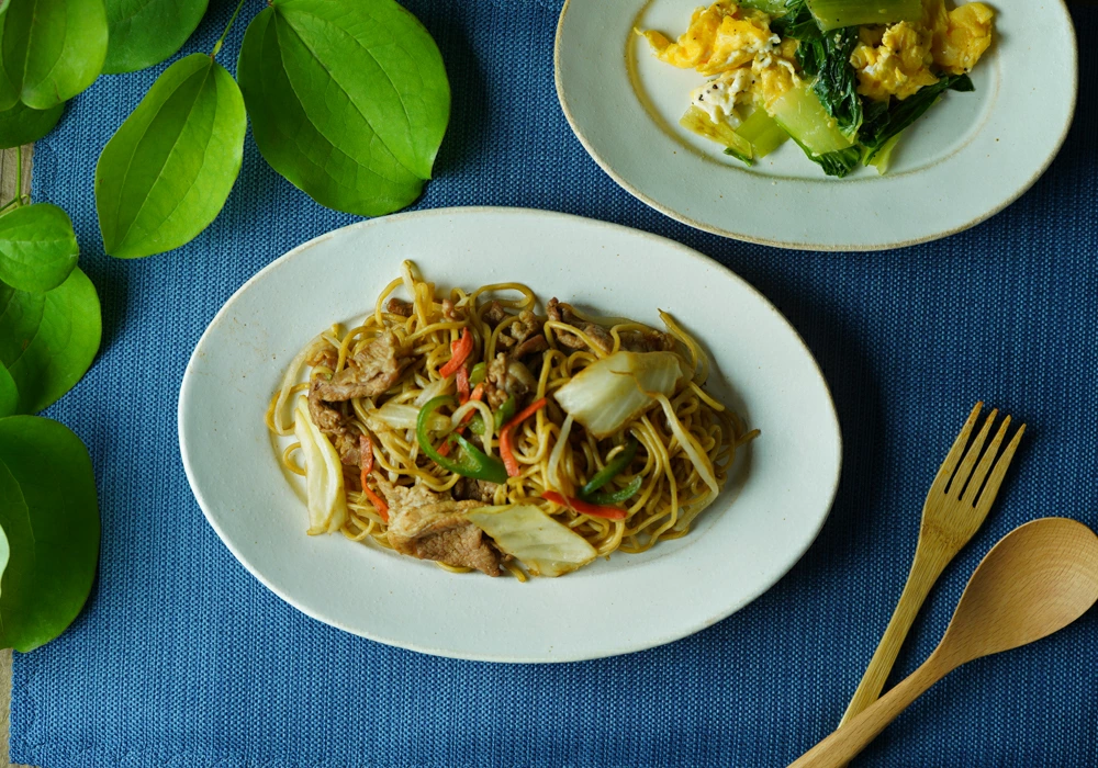 益子焼 シンプル楕円皿(大) kinari わかさま陶芸