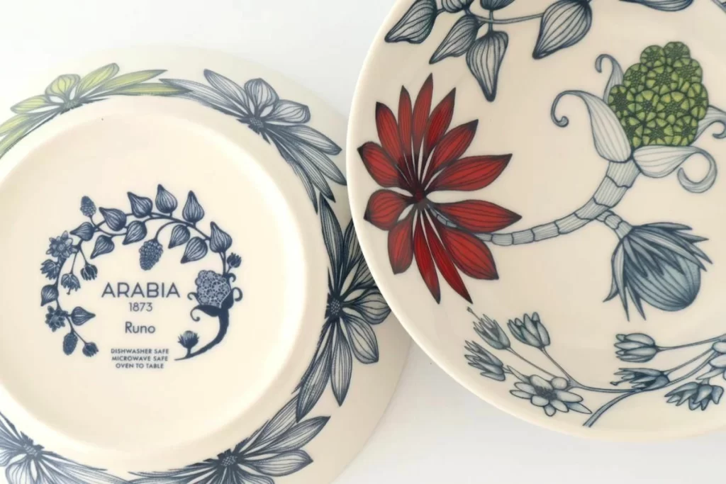 アラビア ルノ サマーレイ ボウル 17cm 磁器 ARABIA Runo Summer Ray 中鉢 
