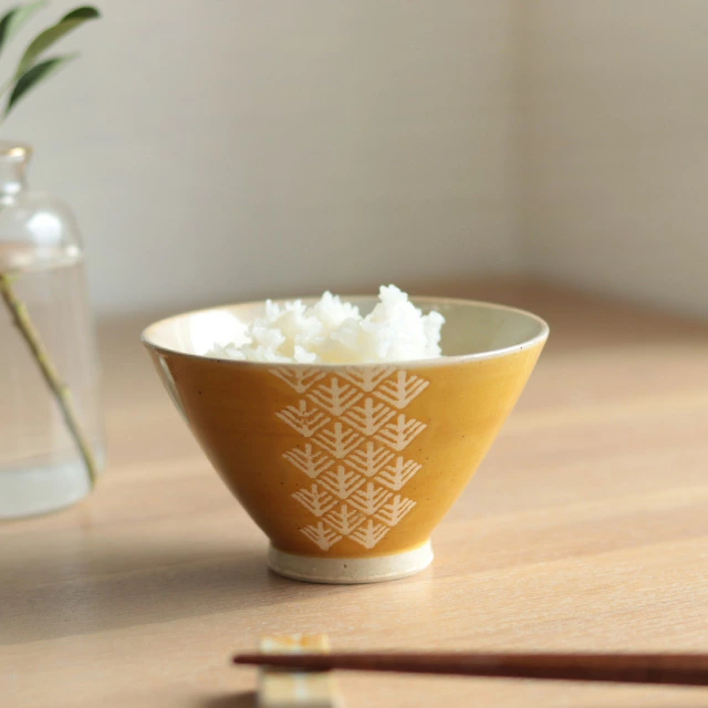 Maturite こぎん 茶碗小 イエロー