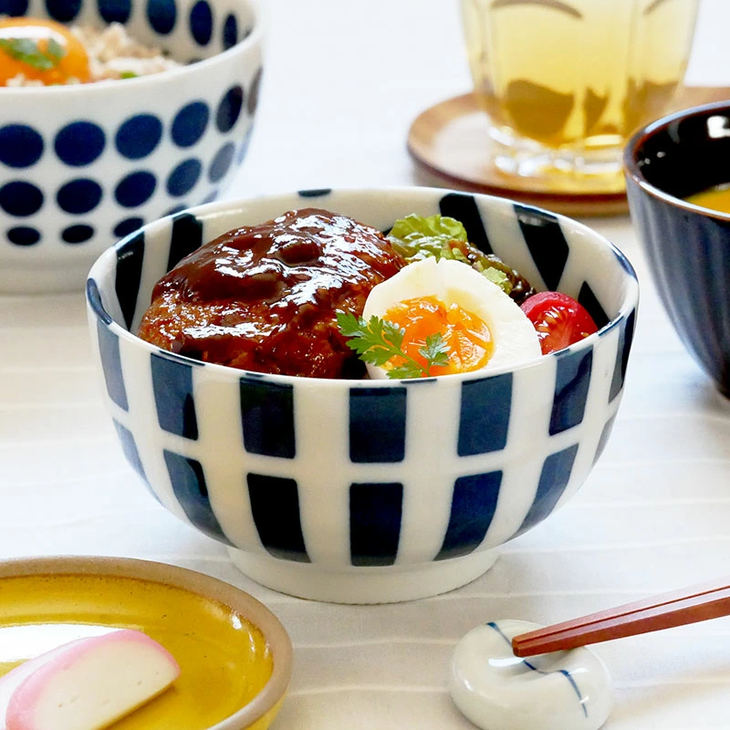 お好み丼 13cm 北欧風pattern 軽量食器