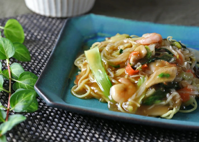 八角オードブル皿 シャビーターコイズ スクエア