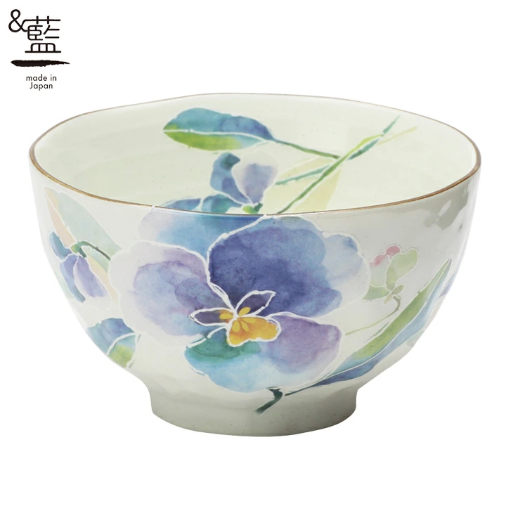 &藍 花ことば 飯碗(単品)全7種