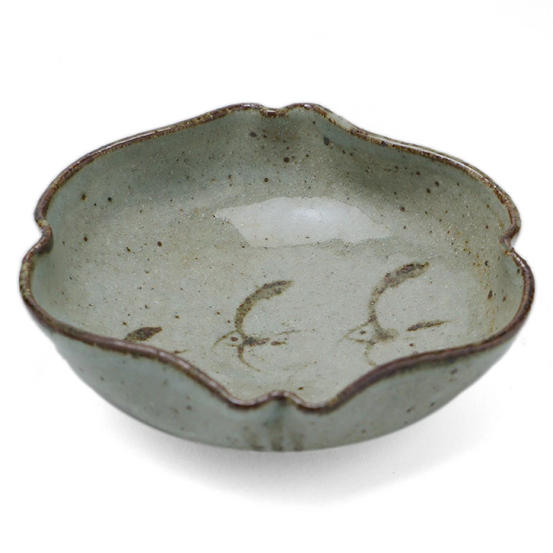 唐津焼：絵唐津小皿・C・中村恵子《小皿・12.0cm》
