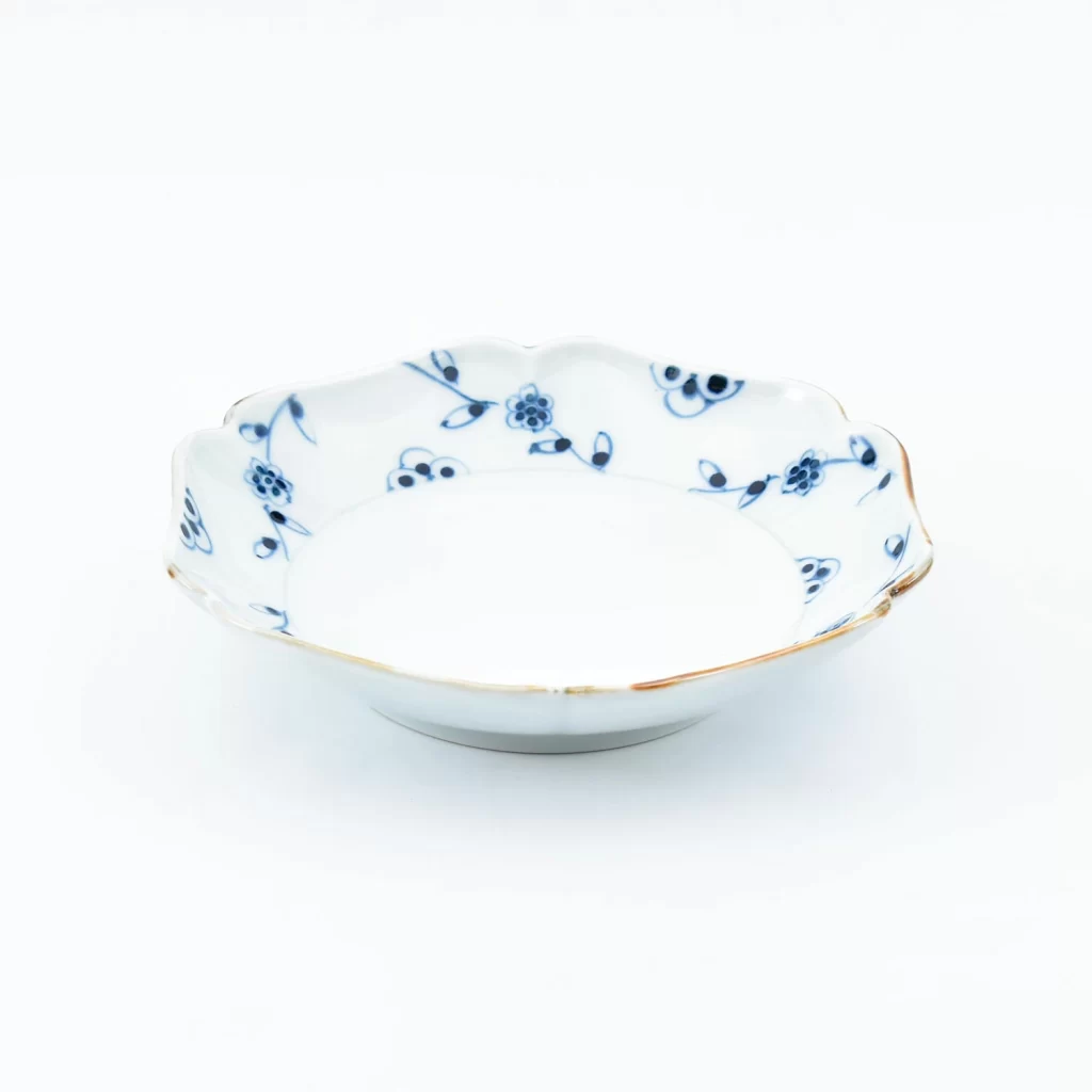 つる花唐草 和皿 有田焼 磁器 徳七窯 まるぶん