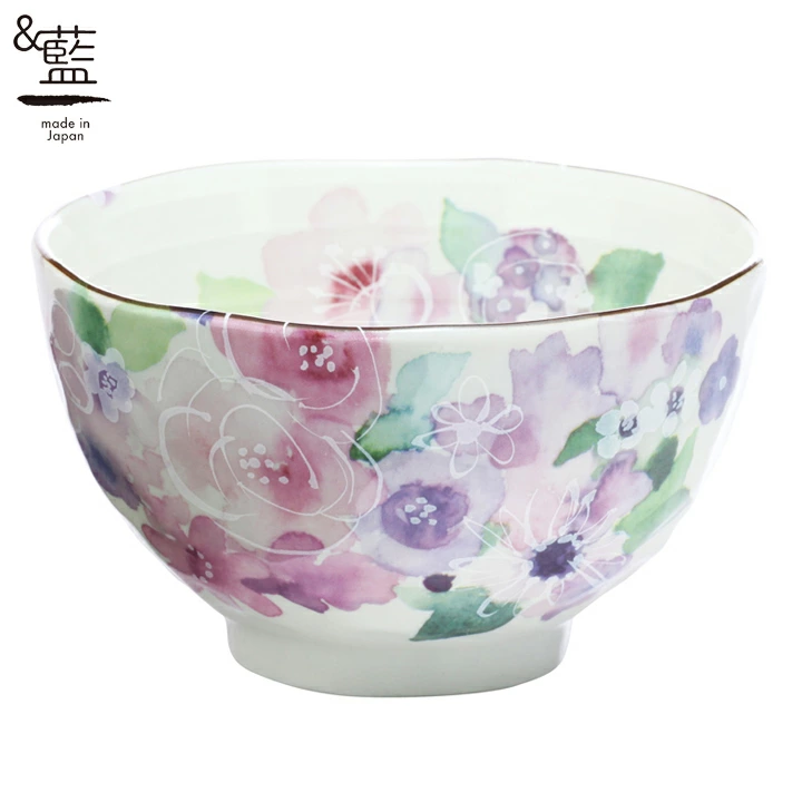 &藍 花ことば 飯碗(単品)全7種