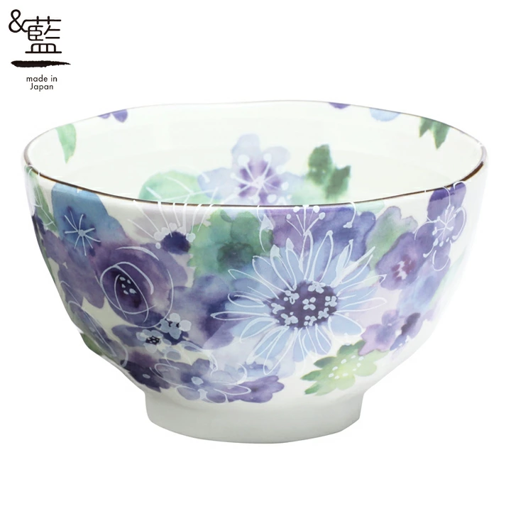 &藍 花ことば 飯碗(単品)全7種
