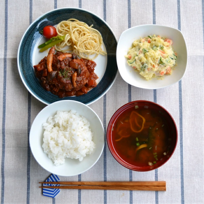 natural69 【 波佐見焼 】 白山陶器 麻の糸 プレート中 インディゴ