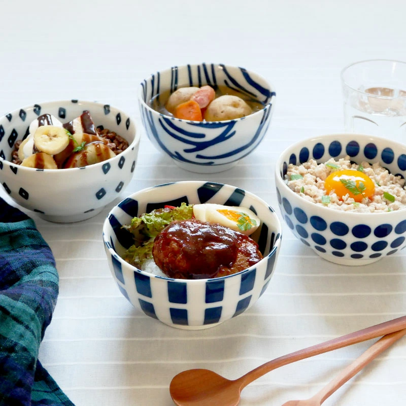 お好み丼 13cm 北欧風pattern 軽量食器