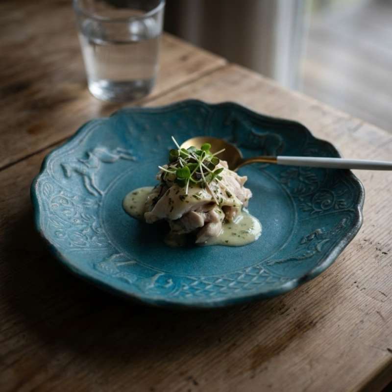 【益子焼】駿馬のお皿　大 わかさま陶芸