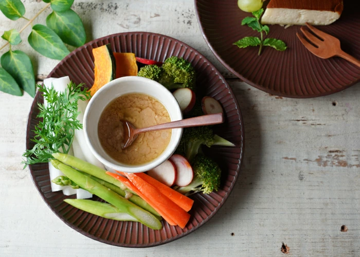 SENシリーズ プレート大【丸皿/アースブラウン】益子焼 わかさま陶芸