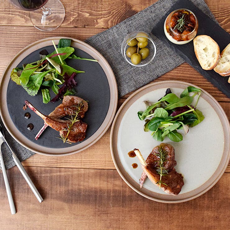 EAST table フラット　ラウンドプレート　23cm　